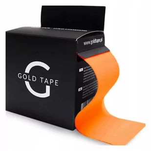 Tejpy Taśmy Kinesiotaping Gold Tape 5Cmx5M Pomarańczowe - Akcesoria do rehabilitacji - miniaturka - grafika 1