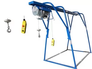 FANMART Wciągarka budowlana elektryczna z bramownicą (udźwig: 300 kg, długość liny: 25 m, moc: 1,1 kW) 47681811 - Wciągarki - miniaturka - grafika 1