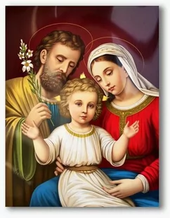 Święta Rodzina, nowoczesny obraz religijny plexi - Ikony i obrazy sakralne - miniaturka - grafika 1