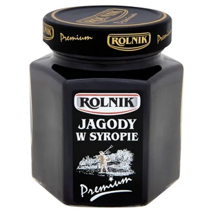 Rolnik Jagody w syropie 320 g - Warzywa w marynacie - miniaturka - grafika 1