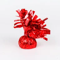 Balony i akcesoria - Ciężarek obciążnik do balonów na hel czerwony - miniaturka - grafika 1
