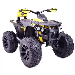 WIELKI QUAD NA AKUMULATOR POWER HERO -  4 SILNIKI, MIĘKKIE KOŁA/QLS3288 - Pojazdy elektryczne dla dzieci - miniaturka - grafika 1