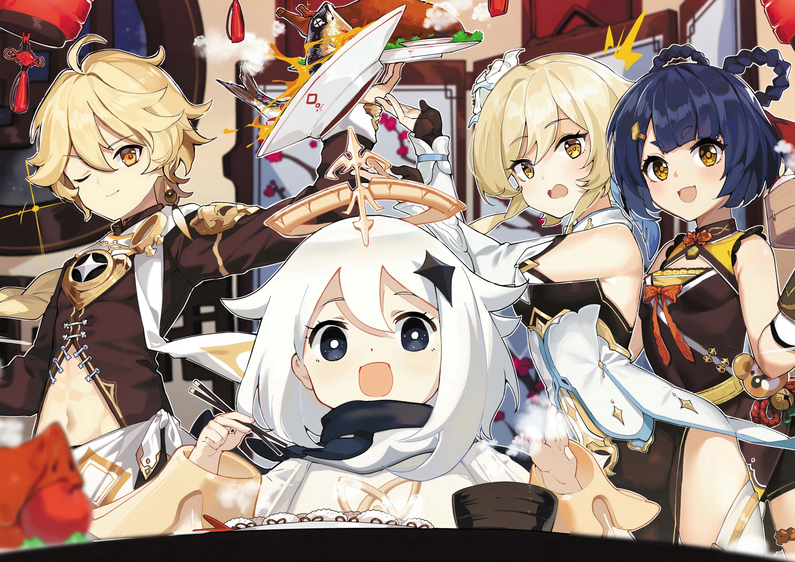 Plakat A1 Genshin Impact Anime Traveler Xiangling
