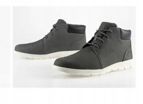 TIMBERLAND MĘSKIE TRZEWIKI ZE SKÓRĄ SZARE 44 Ż2C