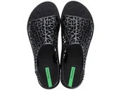 Sandały damskie - Sandały damskie Sportowe Ipanema SHAPE Płaskie Eleganckie Wygodne Czarne 36 - miniaturka - grafika 1