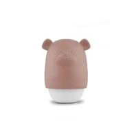 Zestawy naczyń dla dzieci - Zazu BENNY Lampka Nocna dla Dzieci do Kontaktu Brown - miniaturka - grafika 1