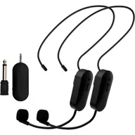 Mikrofony komputerowe - System bezprzewodowy MUSICMATE MM-700 EchoDual Czarny - miniaturka - grafika 1