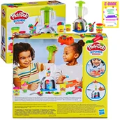 Masy plastyczne - PLAY-DOH CIASTOLINA ZESTAW BLENDER MIKSER DO OWOCÓW KOKTAJLE SMOOTHIE MIXER + EBOOK - miniaturka - grafika 1