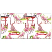 Podkładki na biurko - Mata ochronna na biurko Japońskie motywy 120x60 cm, Dywanomat - miniaturka - grafika 1