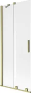 Parawany nawannowe - Mexen Velar parawan nawannowy 2-skrzydłowy rozsuwany 85 x 150 cm, szron, złoty szczotkowany - 896-085-000-31-55 - miniaturka - grafika 1