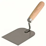 Narzędzia murarskie - Dedra Szpachelka kielnia sztukatorrska 100 mm stal konstrukcyjna zds100 - miniaturka - grafika 1