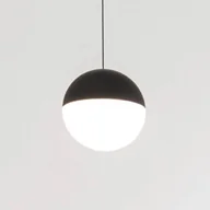 Lampy sufitowe - FLOS String light lampa wisząca, 12m kabel, kula STRING, możliwość ściemniania, czarny, salon / jadalnia, aluminium, design - miniaturka - grafika 1
