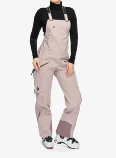 Spodnie narciarskie damskie Black Diamond Factor Bibs - pale mauve - Spodnie narciarskie - miniaturka - grafika 1