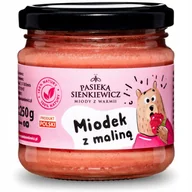 Miód - MIODEK Z MALINĄ 250G - miniaturka - grafika 1