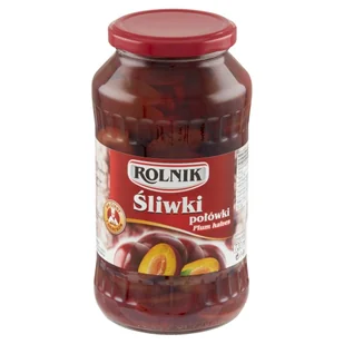 Rolnik Śliwki połówki 720 ml - Mieszanki warzywne, sałatki - miniaturka - grafika 1