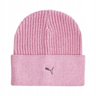 Czapki damskie - Czapka Puma Metal Cat Beanie jasnoróżowa 024874 05 - miniaturka - grafika 1