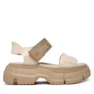 Sandały damskie - Sandały Melissa Melissa Pulse Ad 36854 Beżowy - miniaturka - grafika 1