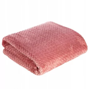 Euro Firany Koc 70 x 160 Flanelowy Design Cindy Beż 1203867 - Koce - miniaturka - grafika 1