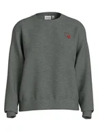 Bluzy damskie - Vila Bluza w kolorze antracytowym - miniaturka - grafika 1