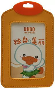 Etui Holder na kartę Smycz Duck eco pion Orange - Identyfikatory - miniaturka - grafika 1