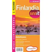 Atlasy i mapy - Demart praca zbiorowa Finlandia see it - mapa samochodowa - miniaturka - grafika 1