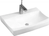 Umywalki - Umywalka Mexen Mexen Sally umywalka nablatowa 62 x 40 cm biała - 21076200 - miniaturka - grafika 1