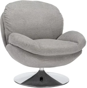 FOTEL BRIGITTE CHROM STELAŻ / BREGO SZARY 07 - Fotele - miniaturka - grafika 1