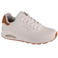 Buty trekkingowe męskie - Tenisówki Skechers Model Uno - Suited On Air Kolor Biały - miniaturka - grafika 1