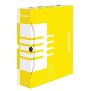 Pudło archiwizacyjne, A4, żółte, 80x340x297 mm - Pudełka i szkatułki - miniaturka - grafika 1