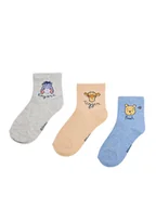 Skarpetki dla dzieci - Winnie The Pooh Skarpety długie CEO-ACCCS-AW25-212WTP(3-PACK) Niebieski - miniaturka - grafika 1