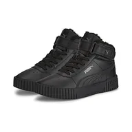 Moda i Uroda OUTLET - PUMA Dziewczęce trampki Carina 2.0 Mid WTR Jr, Puma Black Black Dark Shadow, 38 EU - miniaturka - grafika 1
