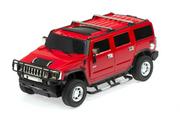 Zabawki zdalnie sterowane - Samochód RC Hummer H2 - licencja 1:24 czerwony - miniaturka - grafika 1