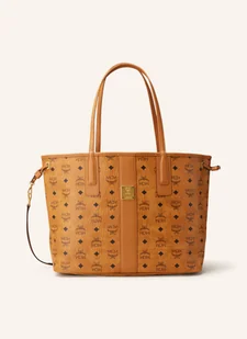 Mcm Torba Shopper Liz Visetos Medium Model Dwustronny braun - Torebki damskie - miniaturka - grafika 1
