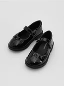 Buciki dla niemowląt - Reserved - Lakierowane mokasyny - czarny - miniaturka - grafika 1