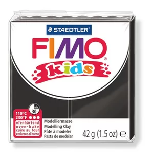 Staedtler Masa termoutwardzalna FIMO Kids 42g czarny AA014STD - Akcesoria rzeźbiarskie - miniaturka - grafika 1