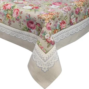 Obrus 140 x 180 Dekoracyjny Gobelinowy 1175 Oliwka - Obrusy i serwetki - miniaturka - grafika 1