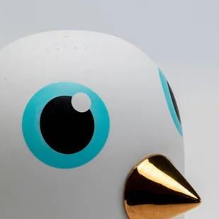 Porcelanowa lampa stołowa Kare Birdie, wysokość 26 cm - Lampy stojące - miniaturka - grafika 3