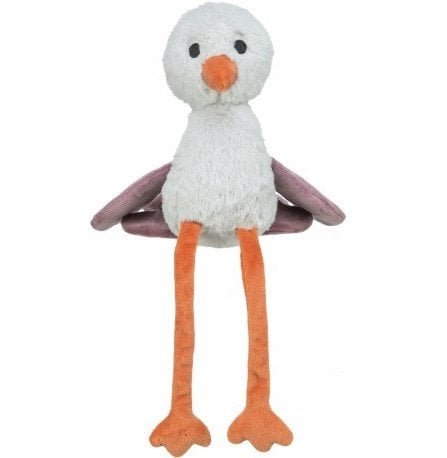 Stru�, zabawka, dla psa, plusz, 41 cm, z foli� szaleszcz�c�