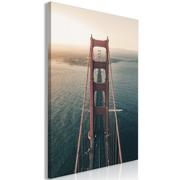 Obrazy i zdjęcia na płótnie - Obraz - Golden Gate Bridge (1-częściowy) pionowy (rozmiar 40x60) - miniaturka - grafika 1