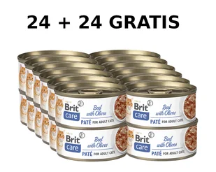BRIT Care Cat Beef 48x70g - Mokra karma dla kotów - miniaturka - grafika 1