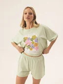 Piżamy damskie - Piżama damska Flovers Bloovii bladozielony S - Esotiq - miniaturka - grafika 1