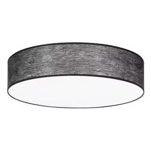 Britop LAMPA sufitowa NEVOA 47955802 okrągła OPRAWA plafon abażurowy loft czarny - Lampy sufitowe - miniaturka - grafika 1