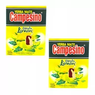 Yerba Mate - Yerba Mate Campesino Menta Limon 2x0,5kg 1000g 1kg - miniaturka - grafika 1