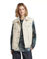 Kurtki damskie - G-STAR RAW Damska kurtka oversize, beżowy (Ecru D300-159), M - miniaturka - grafika 1