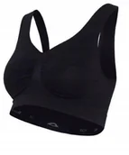 Odzież ciążowa - CARRIWELL BEZSZWOWY BIUSTONOSZ CIĄŻOWY CZARNY S - miniaturka - grafika 1