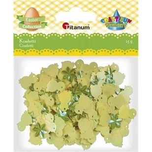 Cekiny konfetti Titanum 15g Kurczaczki i kwiatki - Dekoratorstwo - miniaturka - grafika 1