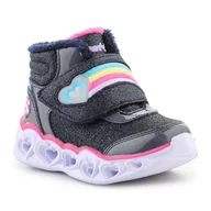 Buty dla dziewczynek - Buty Skechers Brilliant Rainbow 302669N-NVPK niebieskie - miniaturka - grafika 1