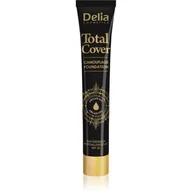 Podkłady do twarzy - DELIA Cosmetics Cosmetics Total Cover wodoodporny make-up SPF 20 odcień 56 Tan 25 g - miniaturka - grafika 1