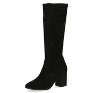 Botki damskie - Caprice Damskie 9-25526-41 sznurowane botki na obcasie, czarne, 36 EU, czarny, 36 EU - miniaturka - grafika 1