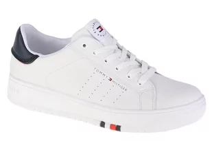 Tommy Hilfiger Low Cut Lace-Up Sneaker T3B4-32222-1355X336 damskie sneakersy, białe, rozmiar 36 - Sneakersy damskie - miniaturka - grafika 1